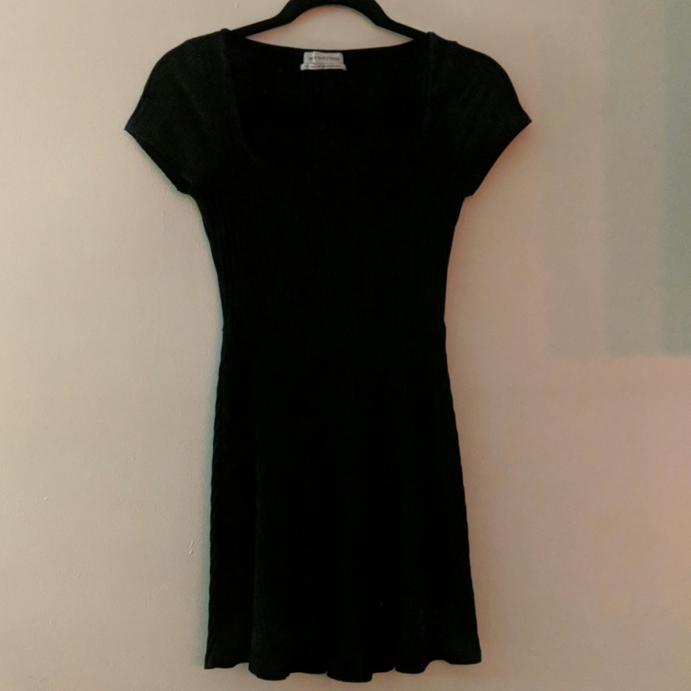 Urban Outfitters ribbed black dress